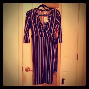 Wrap bodycon dress